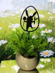 Easter Bunny Flowerpot Decoration v4