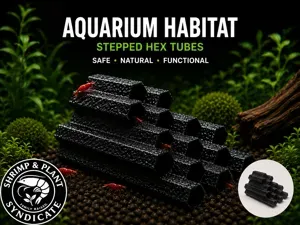 Aquarium Habitat Stepped Hex Tubes