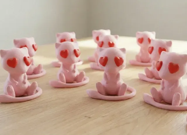 Pokemon Mew in love for Valentine's day — Фото 3 из 3