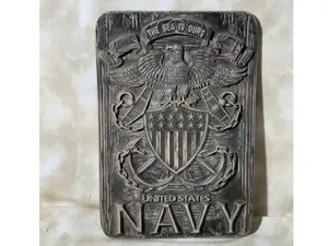 US NAVY The Sea is ours Wall Plaque