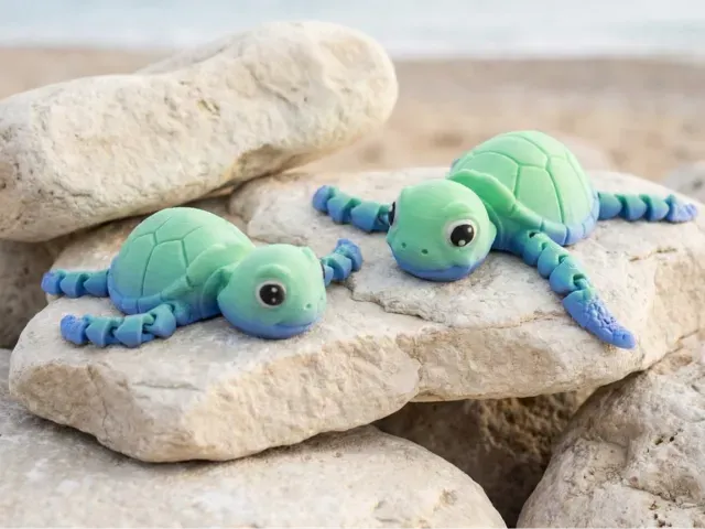 Cute Flexi Articulated Turtle