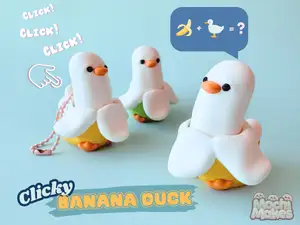 Banana Duck Fidget Clicker!
