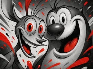 Ren & Stimpy Hueforge
