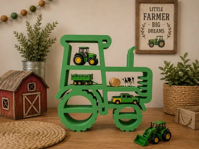 Tractor Scalable Kids Shelf