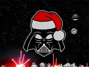 Darth Christmas - 2D Wallart