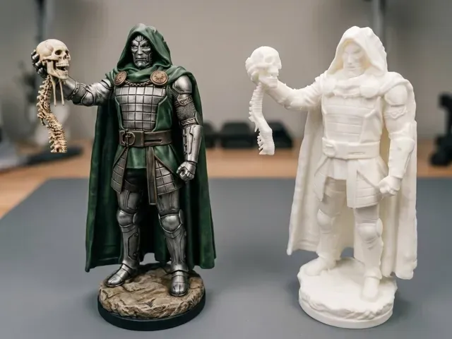 Dr. Doom - Dottor Doom - Marvel Figure teschio