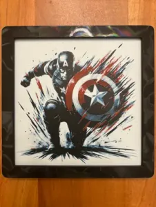 Captain America in Blue