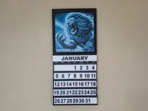 Customizable Tile Calendar with HueForge Frame