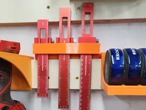 French Cleat Holder for 3 Piece Slider Ruler Set