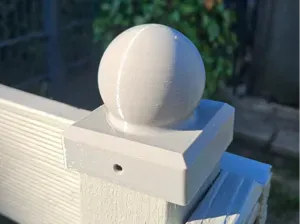 Pfostenkappe 2.0, 7x7 Kugelform I Post Cap
