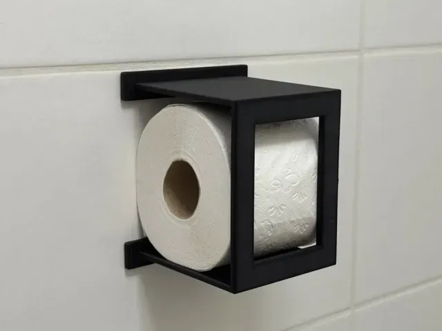 Wallmount Toilet Paper Spare Roll Holder – 2 Sizes — Image 4 of 6