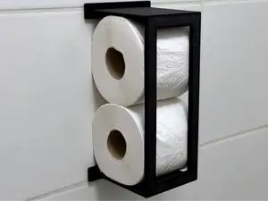 Wallmount Toilet Paper Spare Roll Holder – 2 Sizes