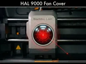 HAL 9000 Fan Cover (for Bambu Lab P2S)