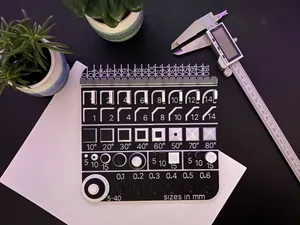 Universal 3D Modeling Measurement Tool (mm)