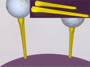 Unbreakable Golf Tee (no support horizontal print)