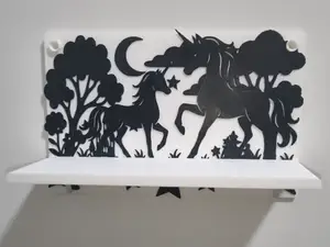 Unicorn Fairytale Wall Shelf – Magical Decor