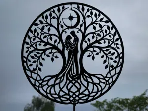 Romantic Tree of Love 2D Wall Art