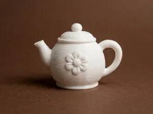 Dollhouse Miniature Teapot 3D Model