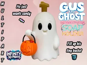 GUS THE GHOST-BBW FOAMING SOAP HOLDER