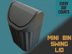 Swing lid for trash can - fits on A1 Mini