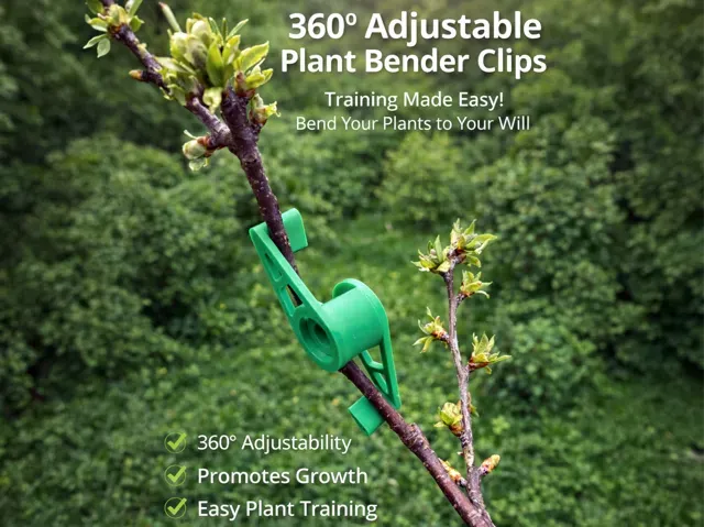 360° Adjustable Plant Bender Clips 
