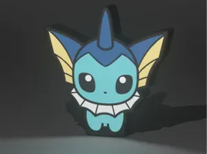 Vaporeon Chibi Lamp Pokémon Night Light for Kids