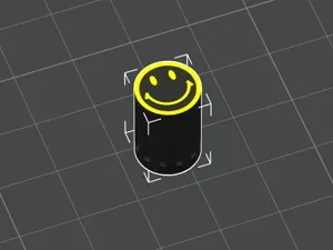 Smiley Face Tire Valve Stem Cap