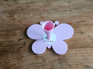 Schultuetenständer Schmetterling Personalisierbar