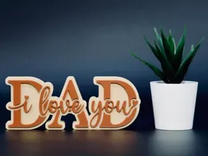 Fathers Day Gift - DAD Love Sign
