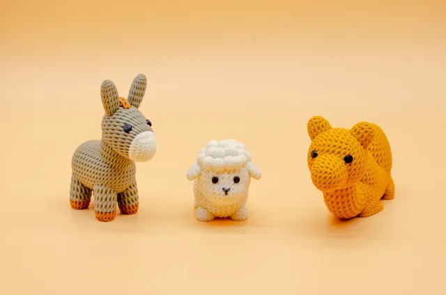 Cute Crochet Nativity Christmas Animals NO AMS — Image 2 of 2