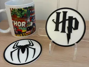Harry Potter HP Logo Coaster Dual Color Desk Decor