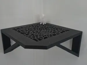Max Corner Floating Wall Shelf - Modern Art
