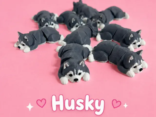 Mini Amigos - Husky Puppy Flexi