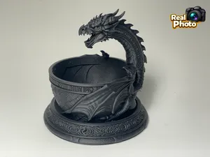 Dragon Guardian – Fantasy Planter / Desk Catchall