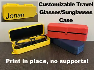 Print-in-Place Travel Glasses Case