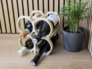 Four Wine Bottle Stand