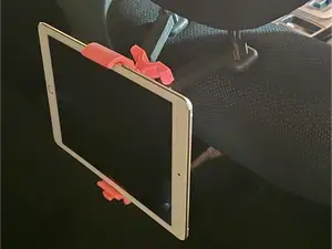 pad/phone holder for back seat in car