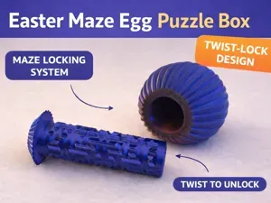 Easter Egg Maze Box