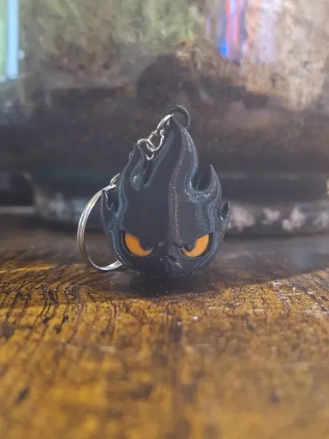 Flame Skull Keychain – Porte-clés Crâne de Feu — Фото 3 из 6