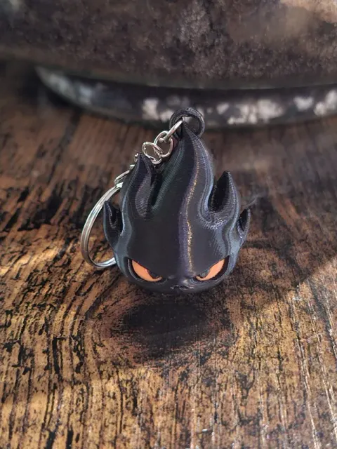 Flame Skull Keychain – Porte-clés Crâne de Feu — Фото 4 из 6