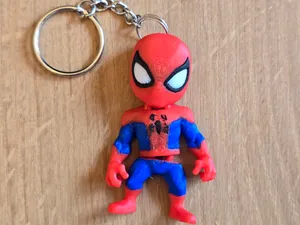Spiderman flexi keychain