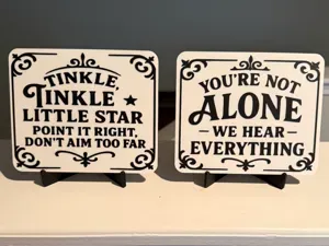 FUNNY BATHROOM HUMOR SIGNS