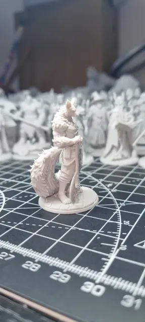 Lupin/Wolffolk Barbarian D&D Miniature (45mm) — Фото 4 из 7