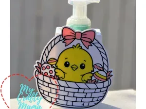 Clip on Chick in Basket - Soap Cover - Pen Cup