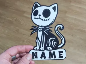 CAT JACK SKELLINGTON-TU NOMBRE-YOUR NAME