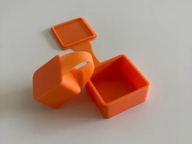 Parametric Box print-in-place Lid compliant Hinge