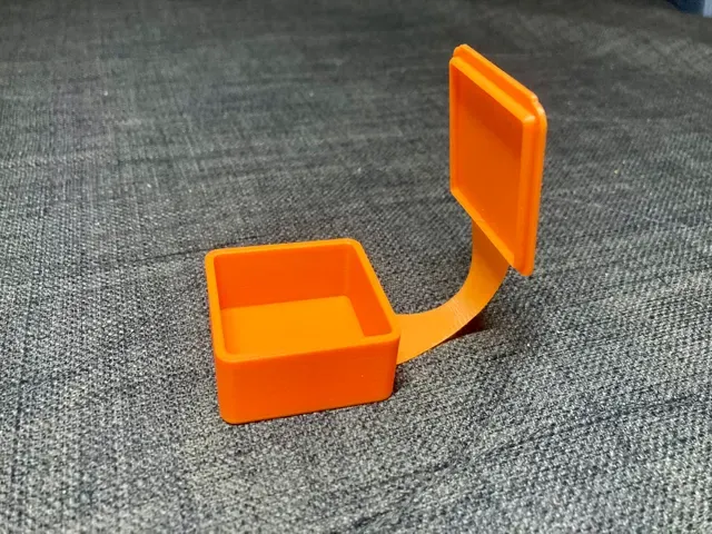 Parametric Box print-in-place Lid compliant Hinge — Фото 6 из 6