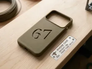Coque iphone 18 pro max 67 TPU/PLA