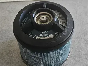 Decathlon Fuel Canister Stacking with adaptor ring