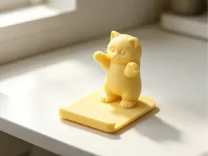 小猫造型手机支架-可爱的动物平板支架-个性创意桌面摆件